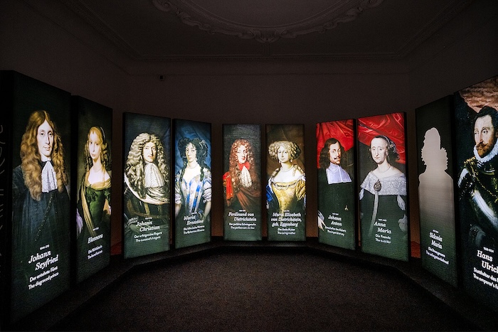 Ausstellungsansicht "Schloss Eggenberg: Inszenierung der Welt", STEIERMARK SCHAU 2025