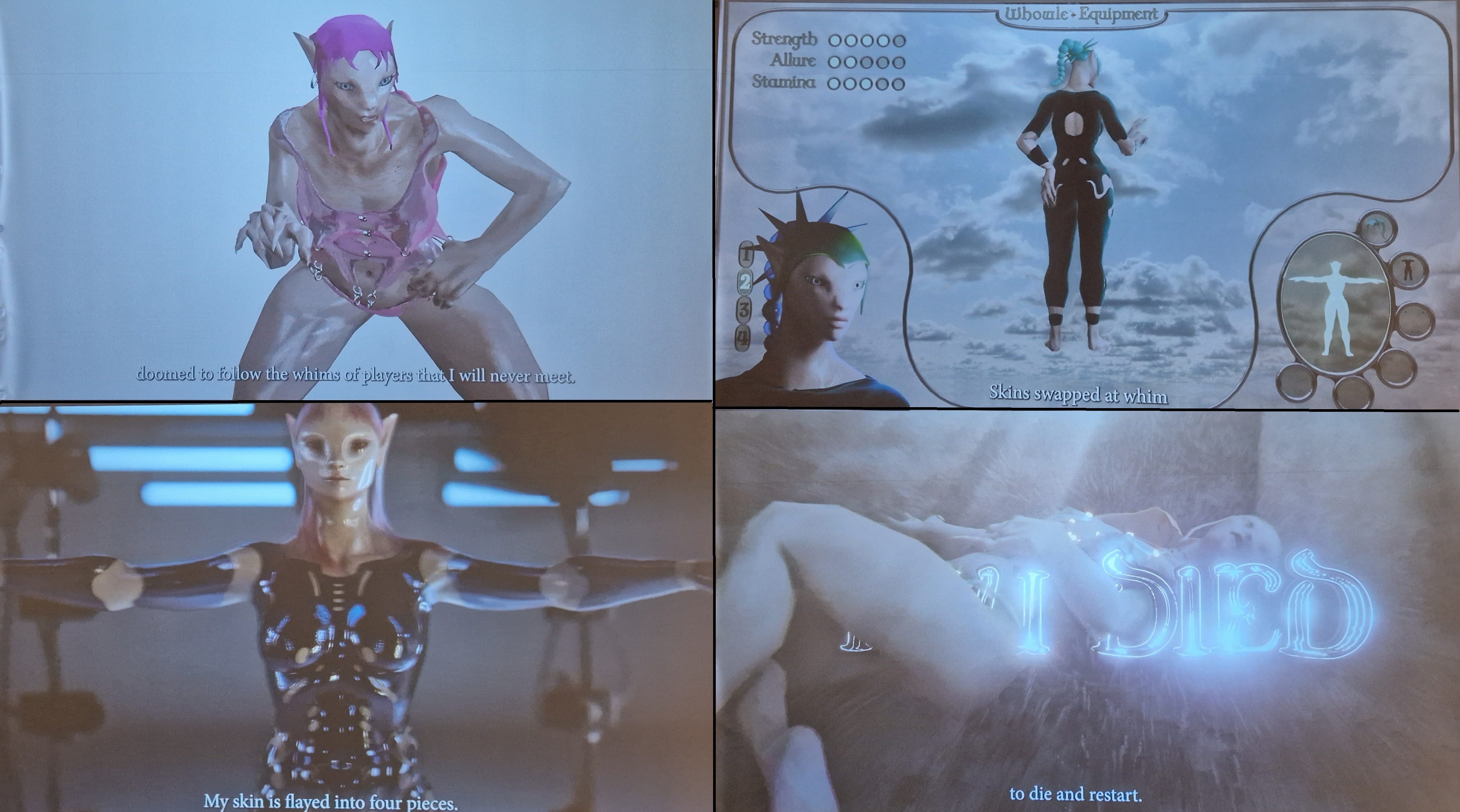 Fotocredit: Bildausschnitte aus „Control Unbound“ von Harriet Davey und Imogen Davey (Fotocredit:kuma) Ausstellung: Out Of Control im esc medien kunst labor