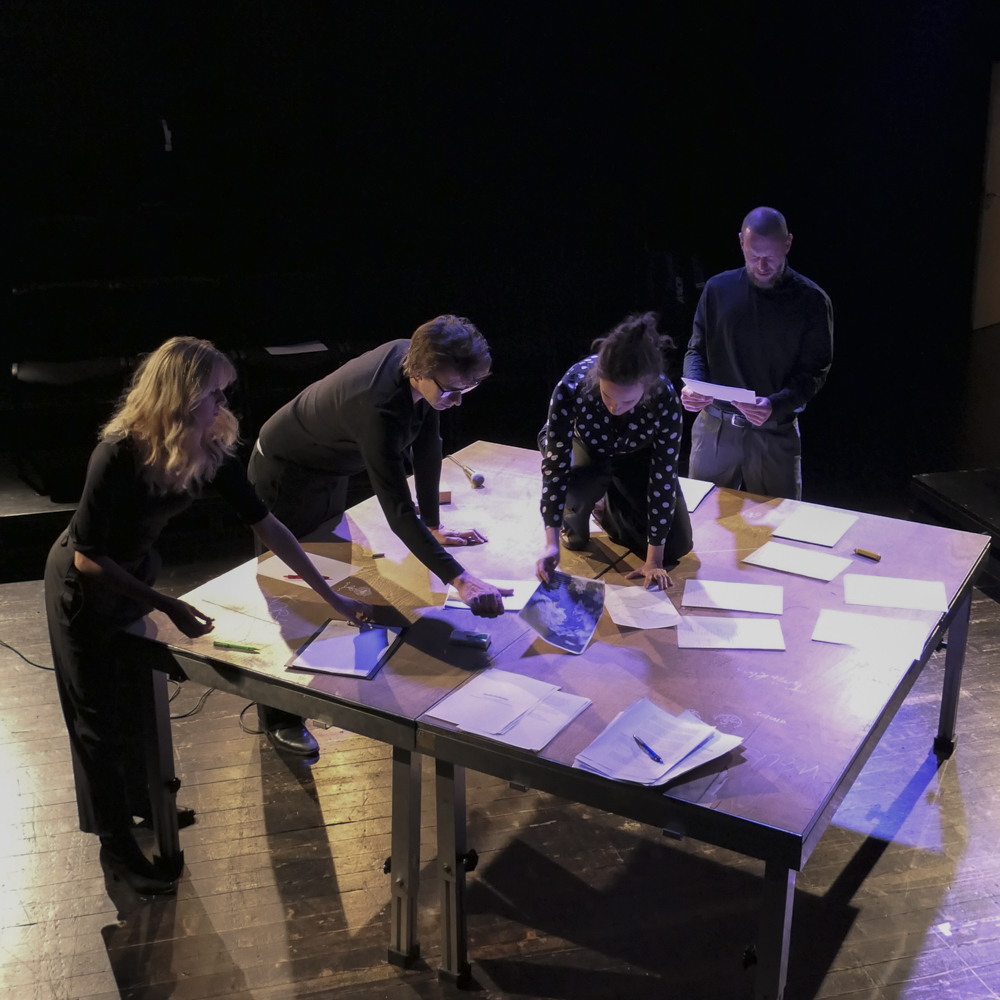 Fotocredit: Lena Pöltl, Thorsten Zerha, Lena Chalupka und Gerd Wilfing (Fotocredit TZD) „Koralm Partisanen“ vom Theaterzentrum Deutschlandsberg