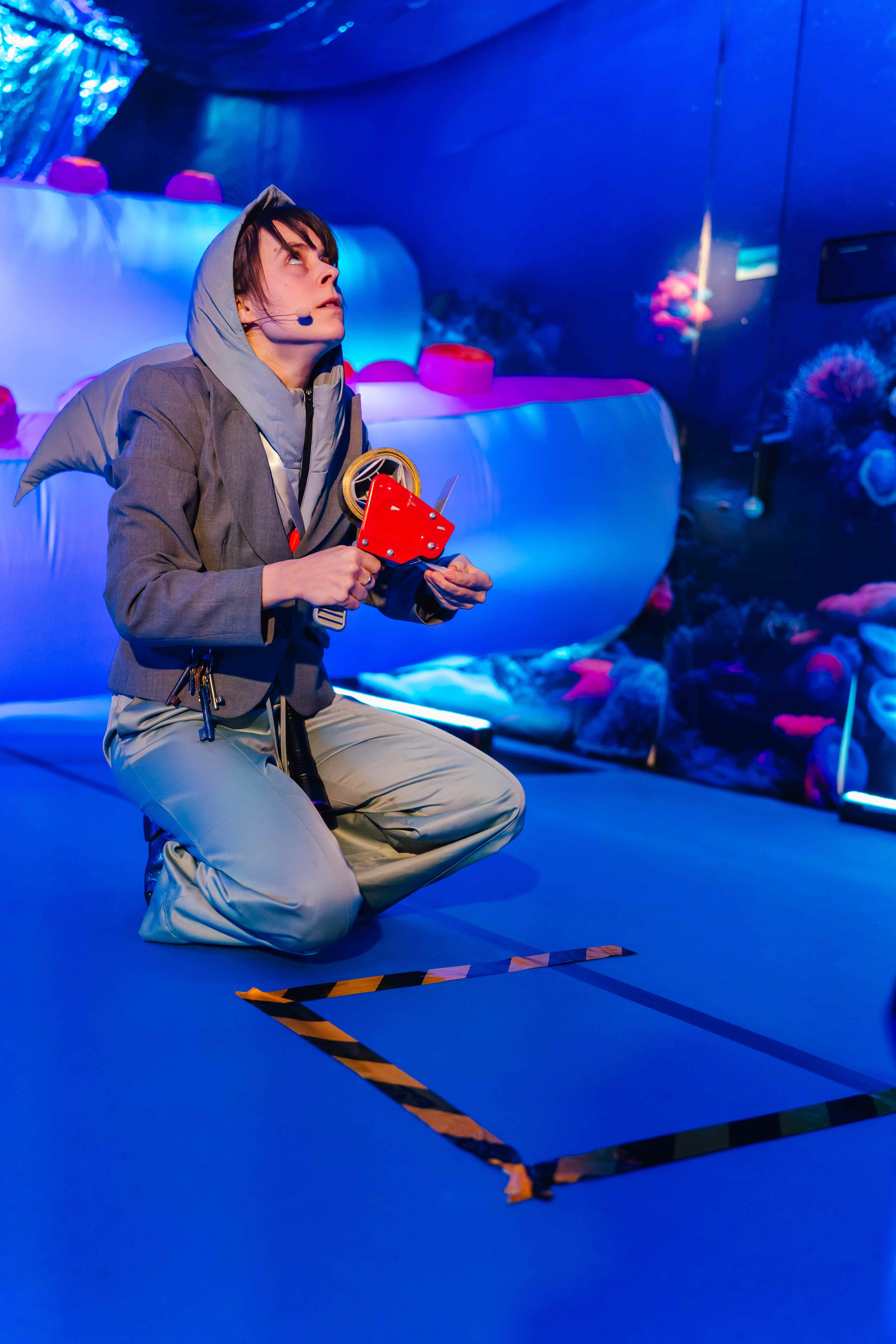 „Krake“ vom Mezzanin-Theater im CoSa (Center of Science Activities) im Joanneumsviertel