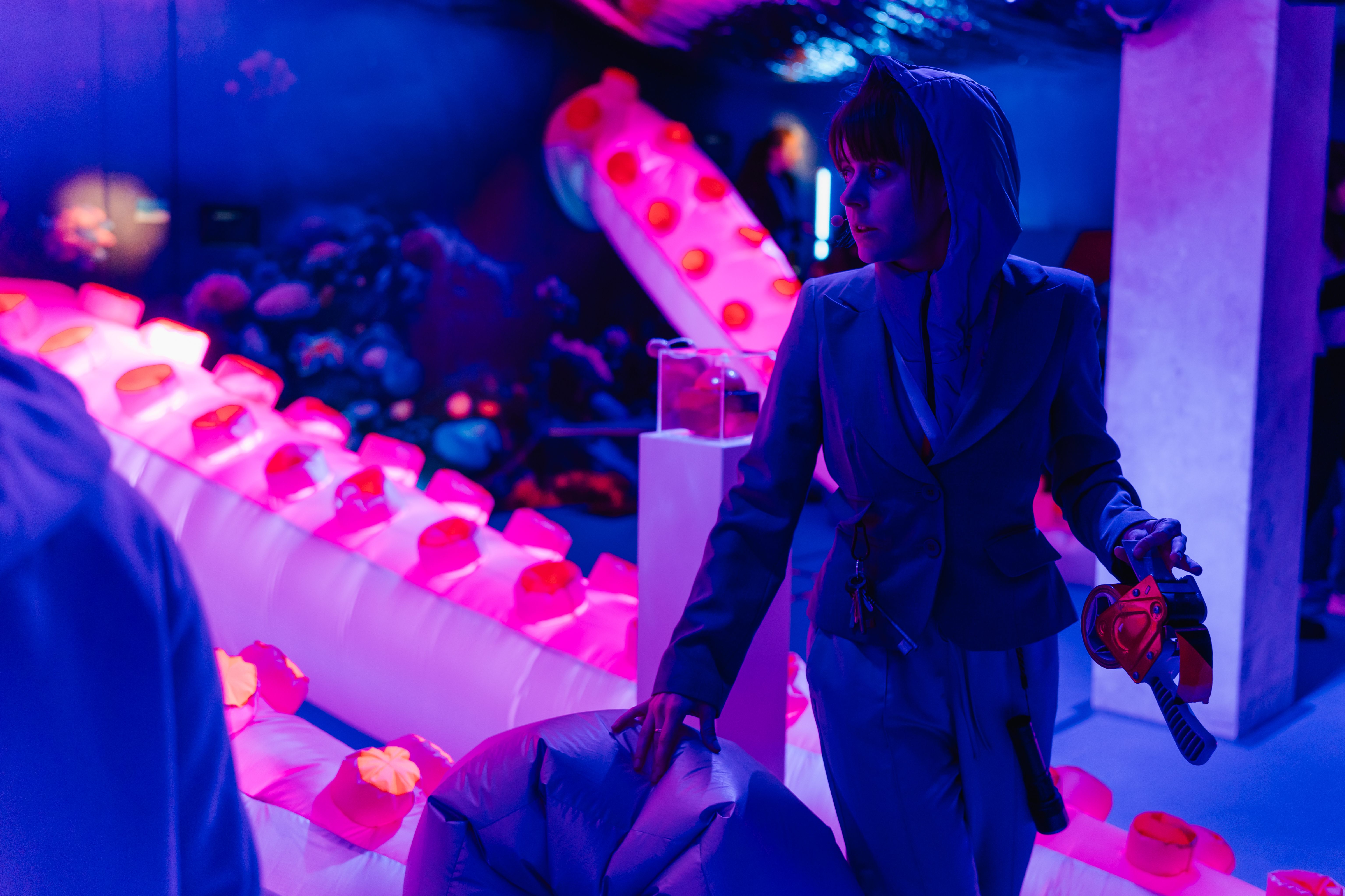 „Krake“ vom Mezzanin-Theater im CoSa (Center of Science Activities) im Joanneumsviertel