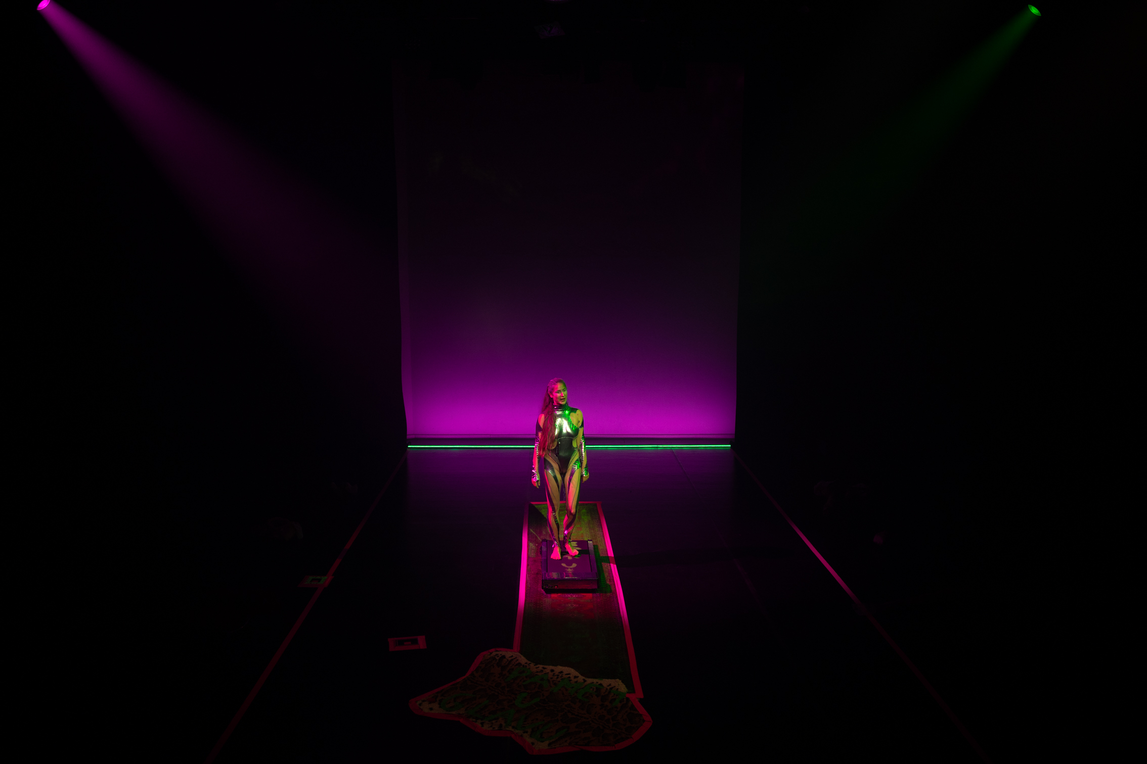 „Fotzenschleimpower gegen Raubtierkaputtalismus“ von Mateja Meded im Gold & Pechtheater