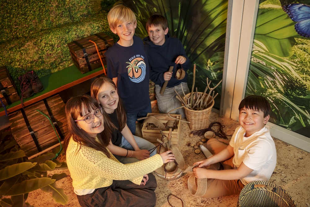 Fotocredit: Das Mathe-Dschungel Forschungslabor. (Fotocredit: Hannes Loske) Das Mathe-Dschungel Forschungslabor.