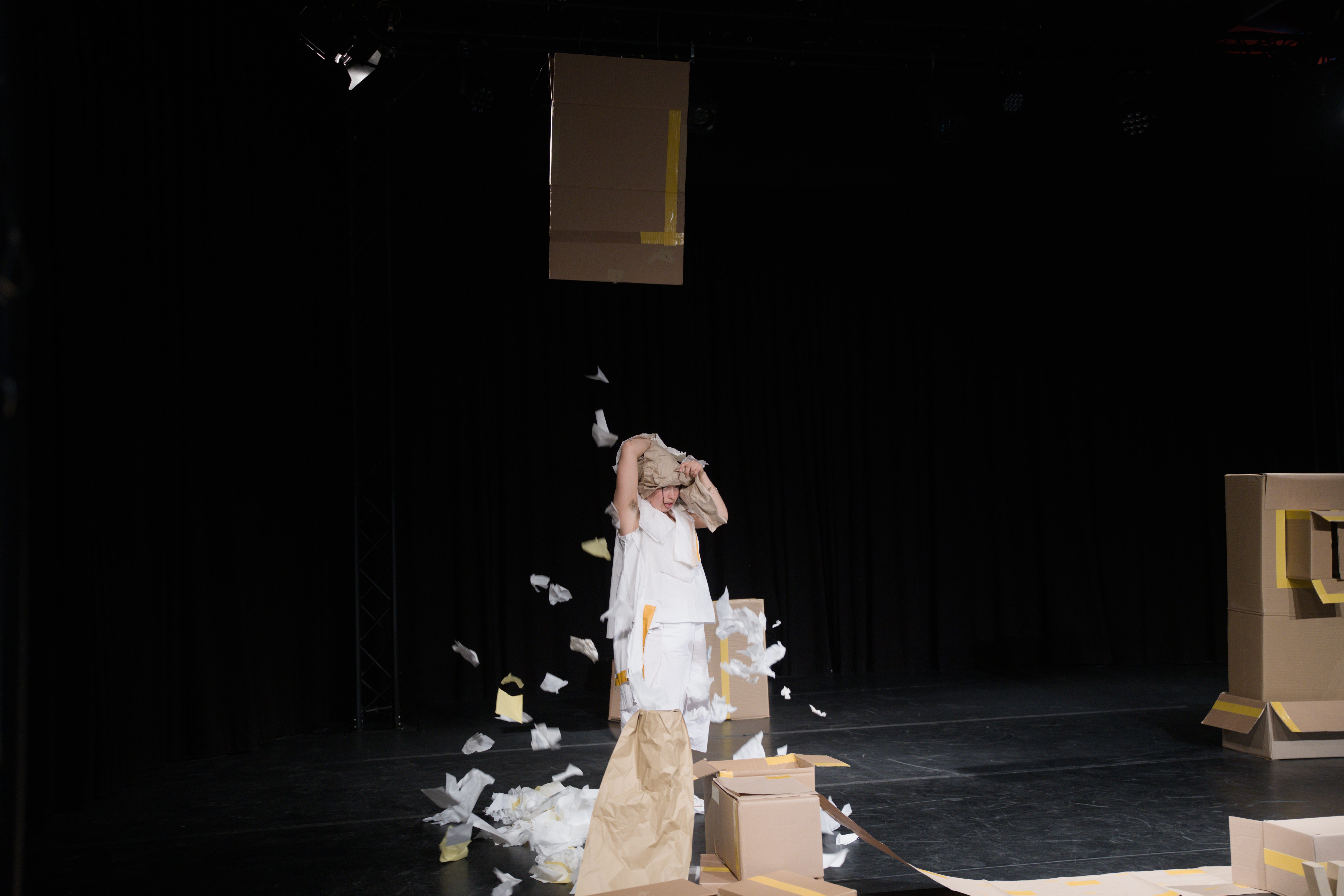 „Alles nur da oben?“ von Vladyslava Chentsova und Kateřina Černá im Theater am Lend